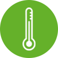 ícone de um termômetro